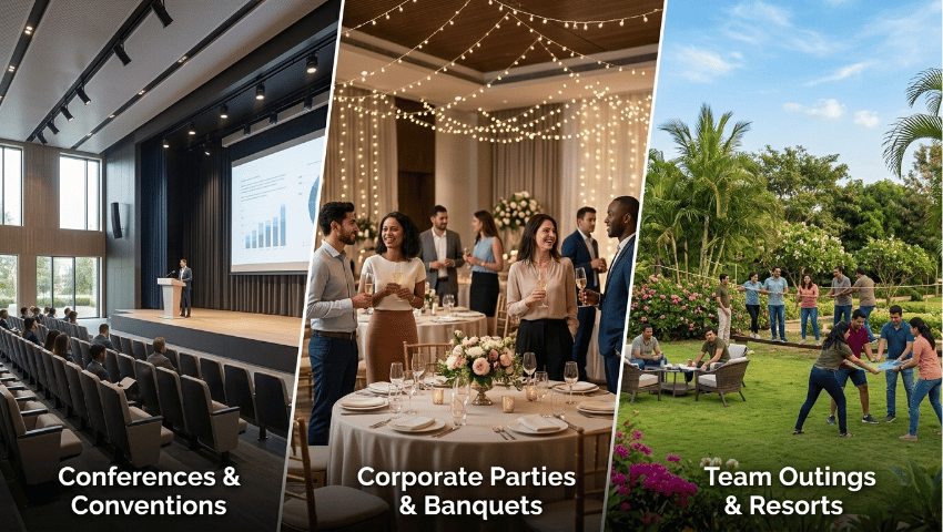 Top Corporate Event Venues in Bangalore for Conferences, Parties & Team Outings