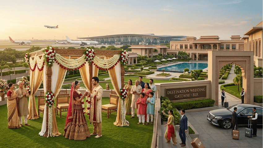Wedding Venues Near Bangalore Airport: The Best Choice for a Destination Wedding in Bangalore When Guests Fly In